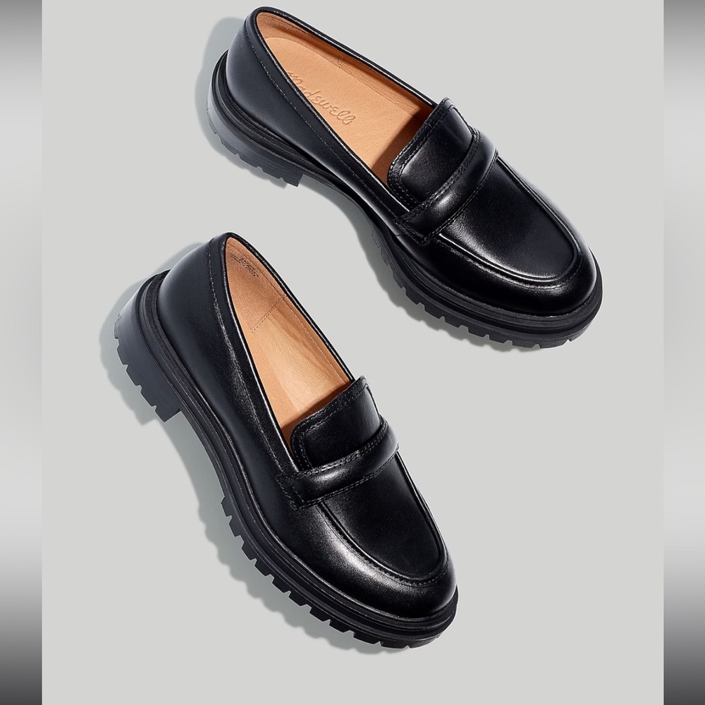 Madewell The Bradley Lugsole Loafer in Leather
